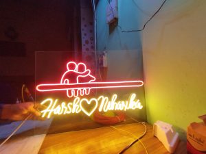 Affordable LED neon couple gift printing services offering budget-friendly options for customized gifts."